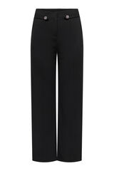 JDY Pantal&oacute;n largo recto negro