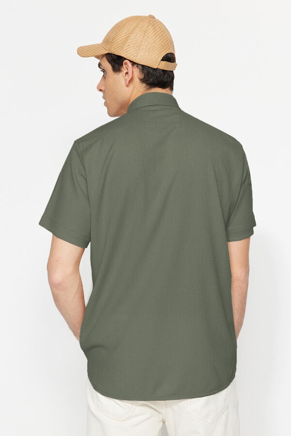 Trendyol Camisa de manga corta kaki