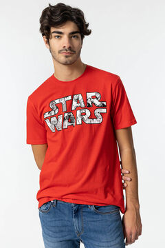 Springfield Star Wars T-shirt rouge