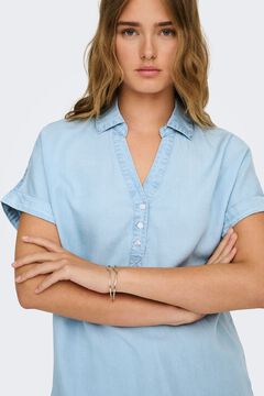 Only Camisa manga corta de tencel
