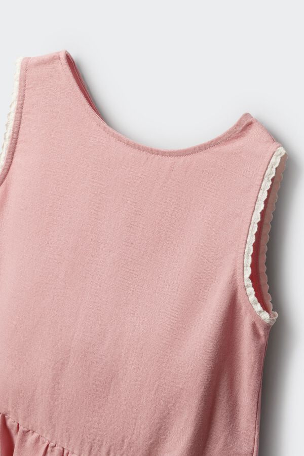 Springfield Kids Top od lana sa ma&scaron;nama za devojčice Roze