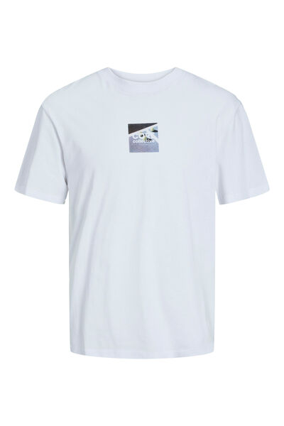 Springfield Relaxed fit T-shirt with prints white