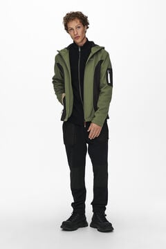 Springfield Jacket with technical fabric vert