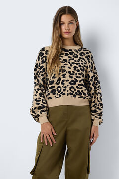 Noisy May Camisola em malha de jacquard