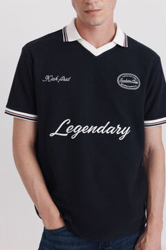 Springfield Contrast regular fit sports polo shirt
