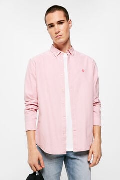 Springfield Coloured Oxford shirt pink