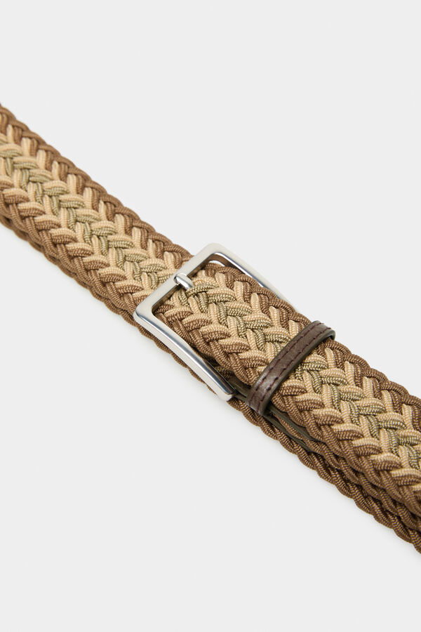 Springfield Two-tone woven belt camel