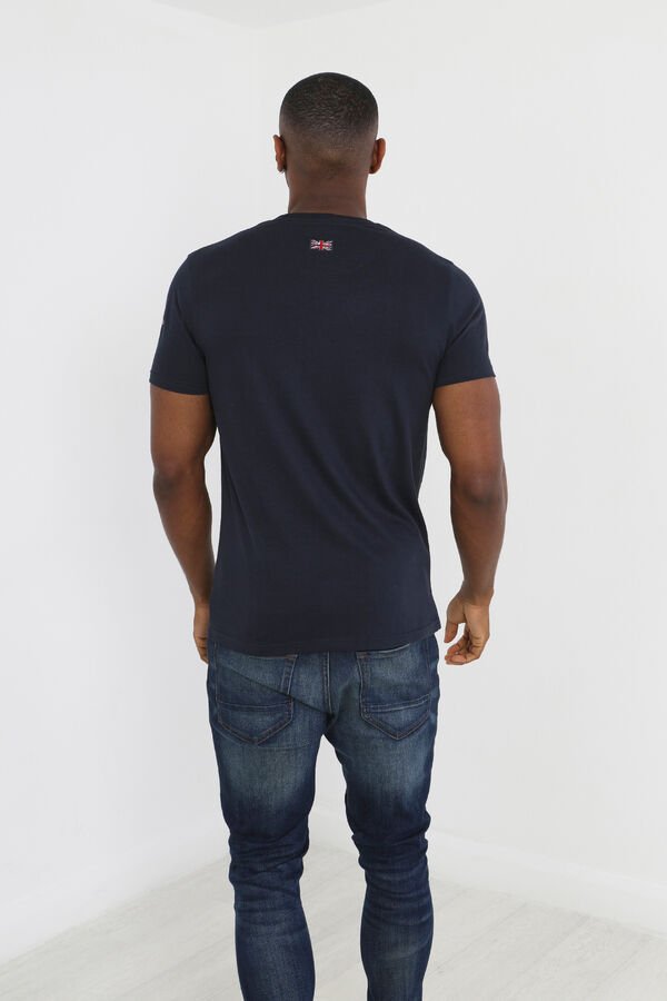 Brave Soul Short sleeve vans T-shirt blue