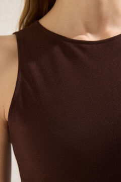 Trendyol Top sin mangas cintur&oacute;n