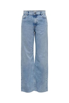 Springfield Wide leg jeans steel blue