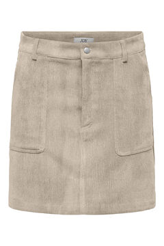 Springfield Corduroy mini skirt brown