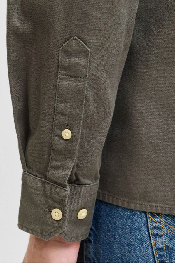 Jack & Jones Camisa estilo sarga tostado