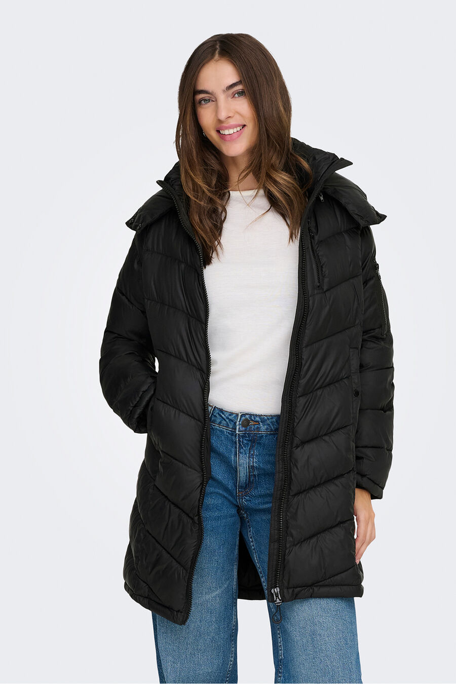 Abrigo acolchado impermeable