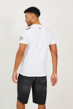 Brave Soul T-shirt caveira de manga curta