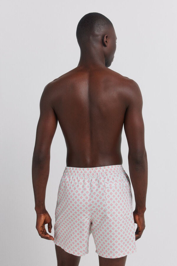 Springfield Mosaic print swimwear green