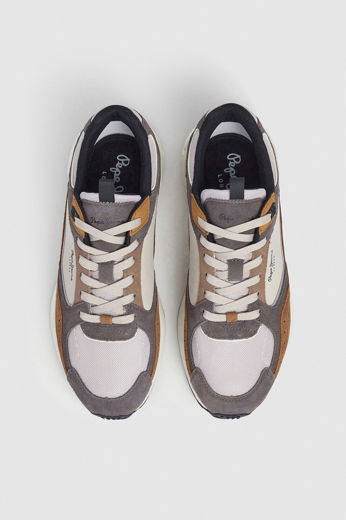 Pepe Jeans T&ecirc;nis com detalhes em Camur&ccedil;a
