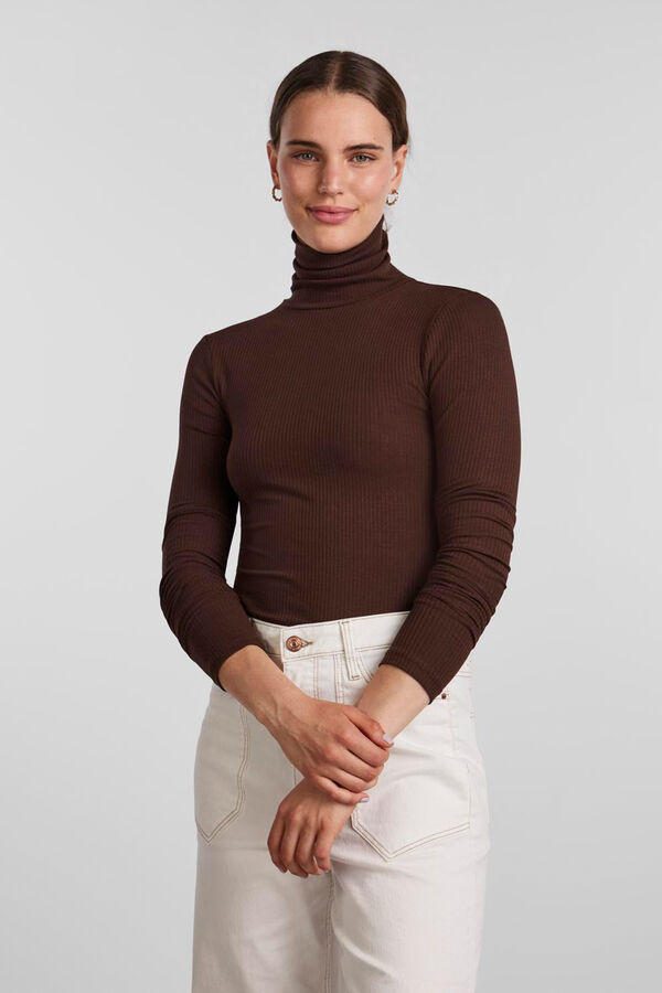 Springfield Cotton top with high neck crvena