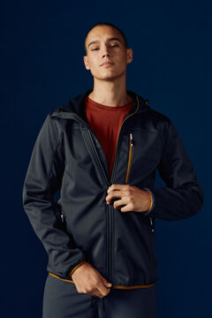 Springfield Technical jacket with high neck light gray