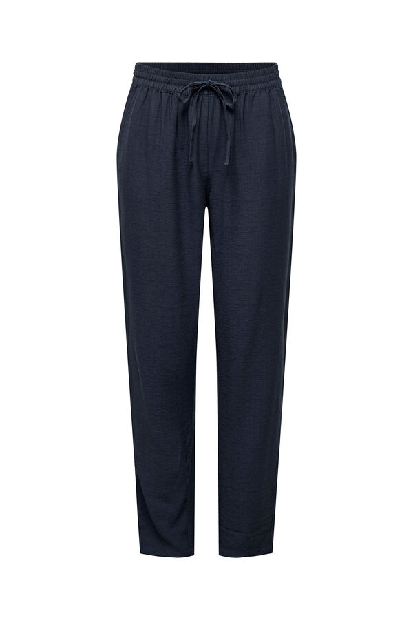 Springfield Straight cut trousers grey mix