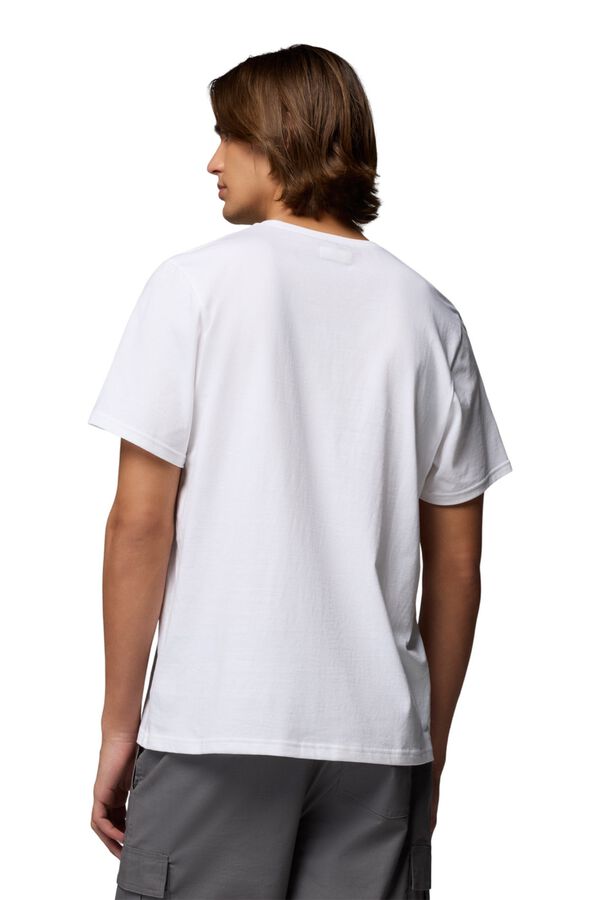 Columbia Cotton basic T-shirt white