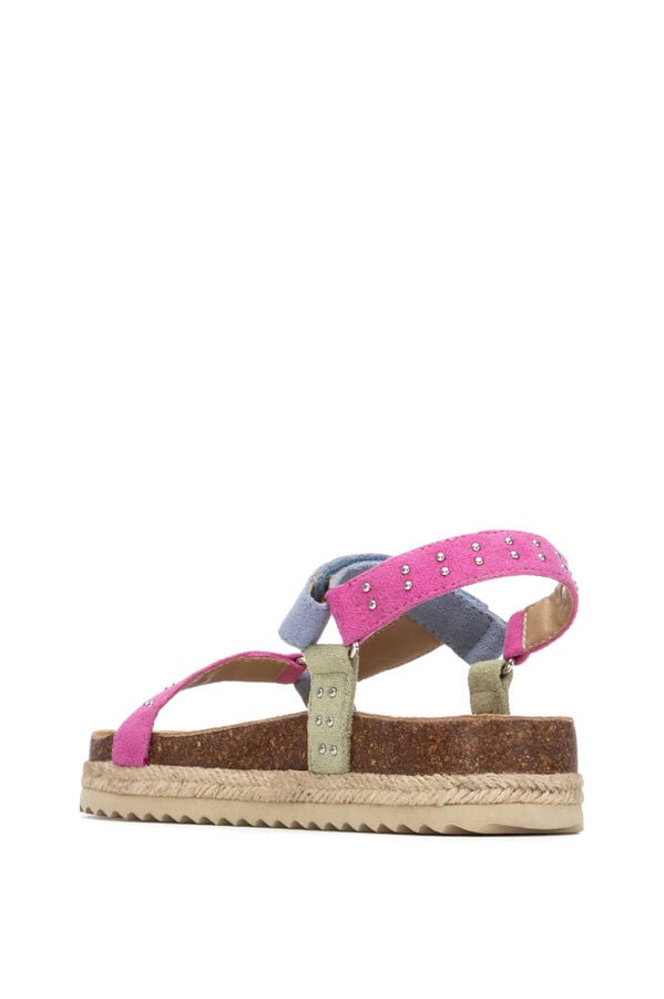 XTI Velcro sandal printed