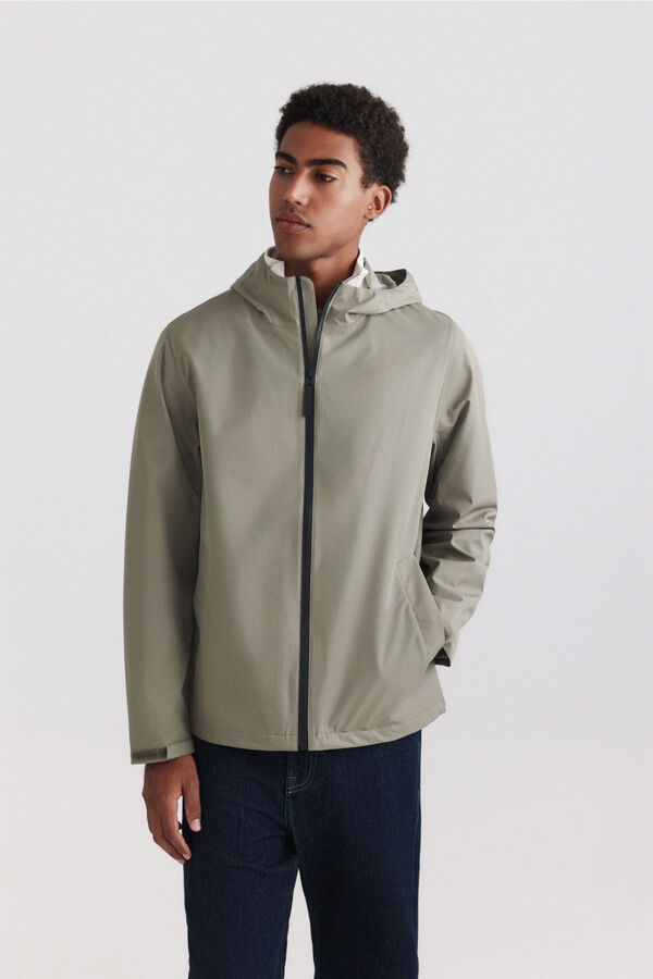 Springfield Short technical parka beige