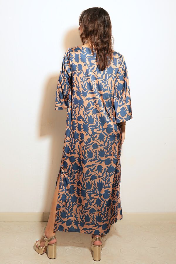 Cul Sac Vestido midi suelto estampado