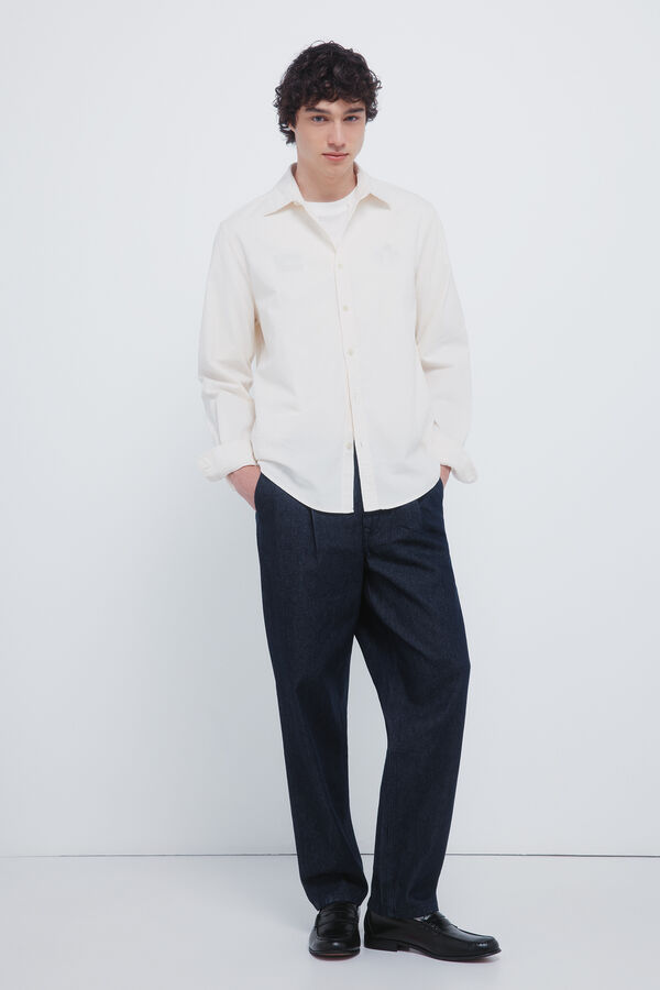 Springfield Mikro somot košulja Print