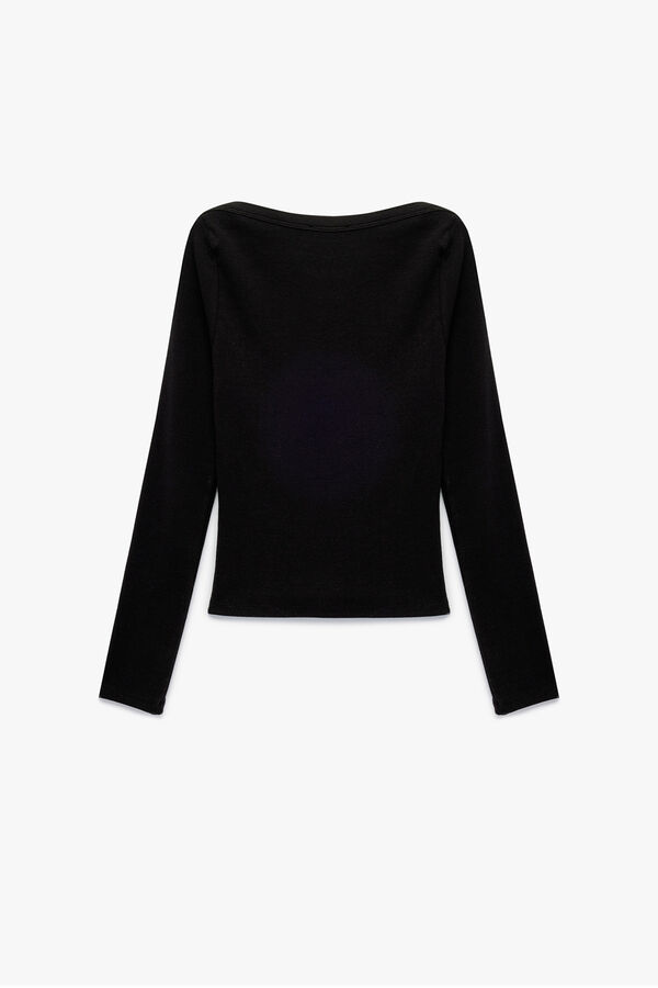 Koton T-shirt de manga curta preto