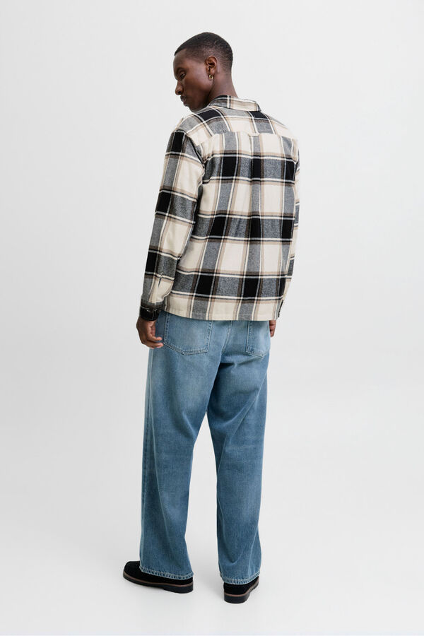 Jack & Jones Sobrecamisa cuadros gris