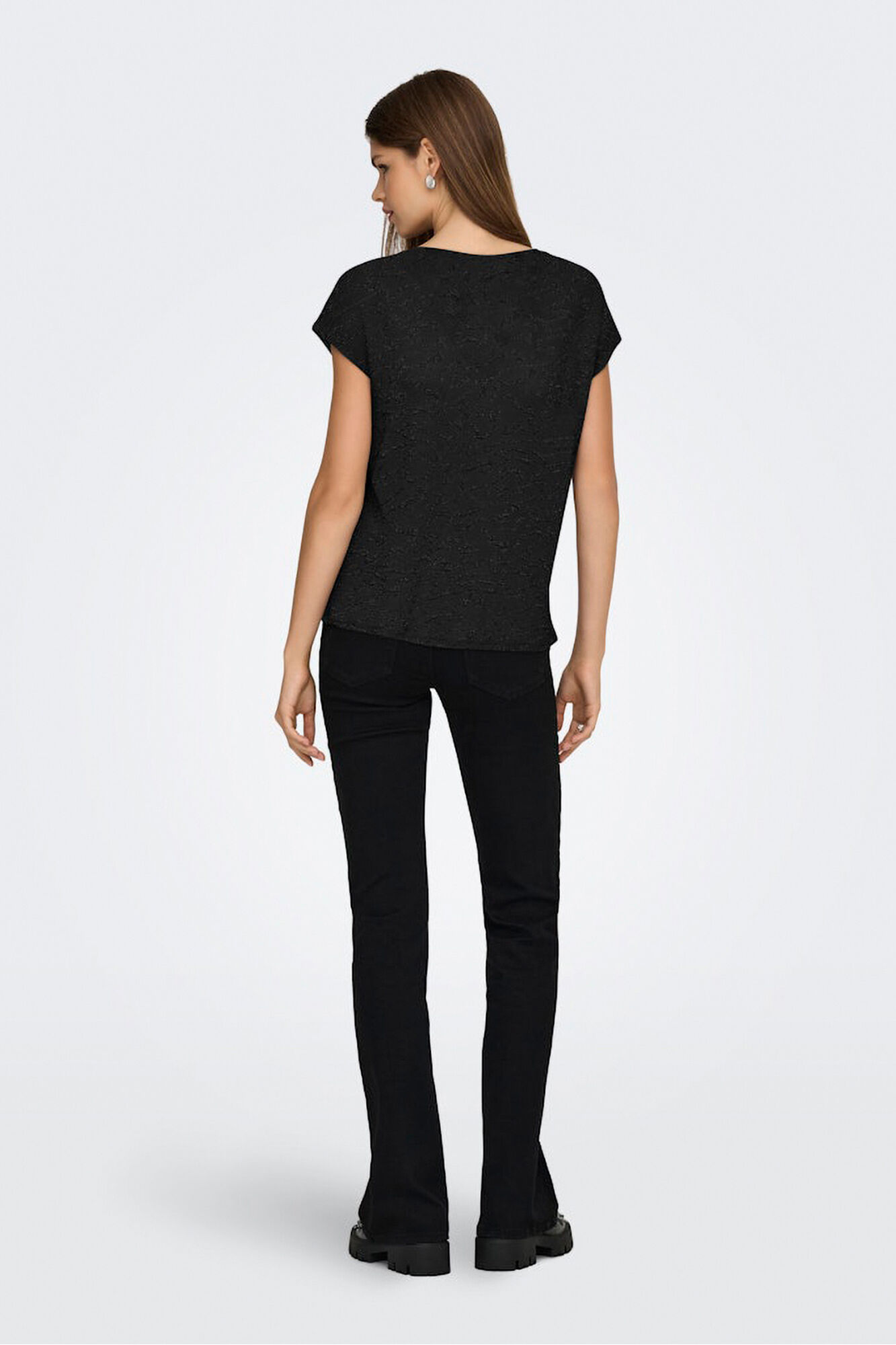 Only Camiseta de glitter