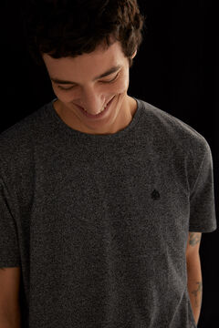 Springfield T-shirt textur&eacute; noir