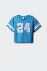 Springfield Kids T-shirt de menina manga curta 24 azul