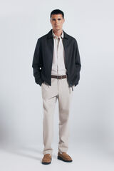 Springfield Paul structured chinos trousers nude