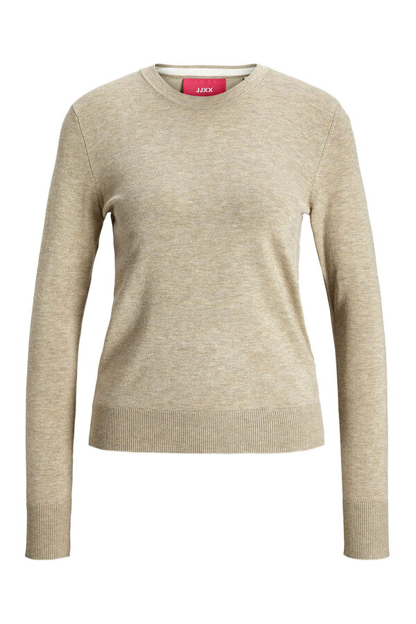Jack & Jones Slim fit jersey-knit sweater grey