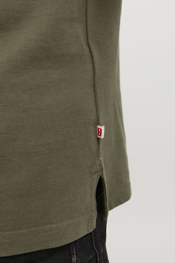 Jack & Jones Piqu&eacute; slim fit polo shirt green