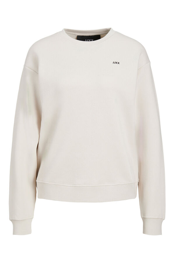 Jack & Jones Sudadera regular cuello redondo gris