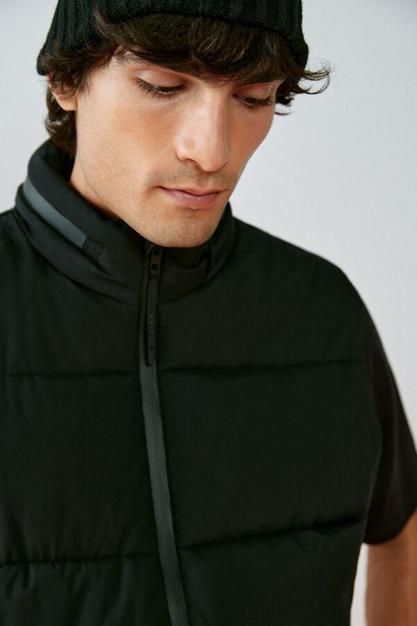 Springfield Thermal quilted gilet black