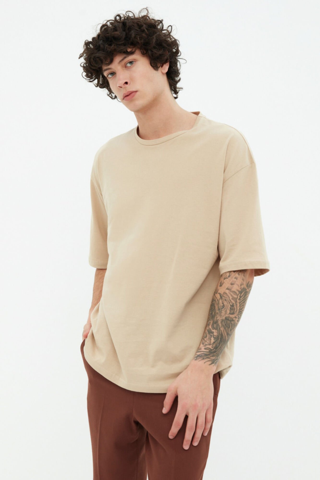 Trendyol Camiseta oversize manga corta