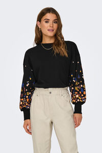 Only Rundhalsausschnitt-Sweatshirt