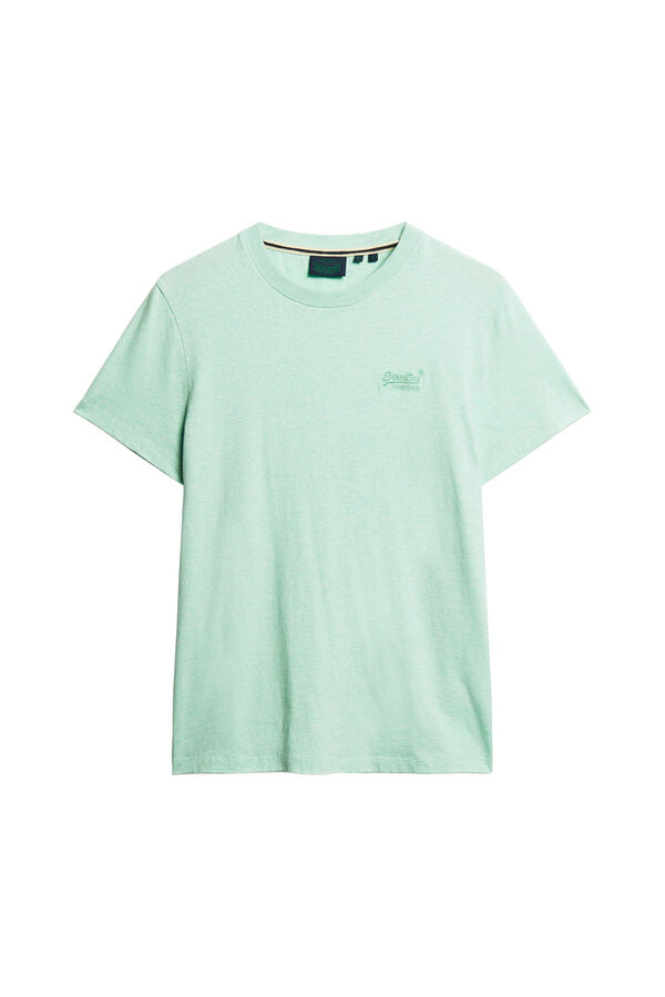 Springfield Camiseta de algodón orgánico con logotipo Essential kaki claro