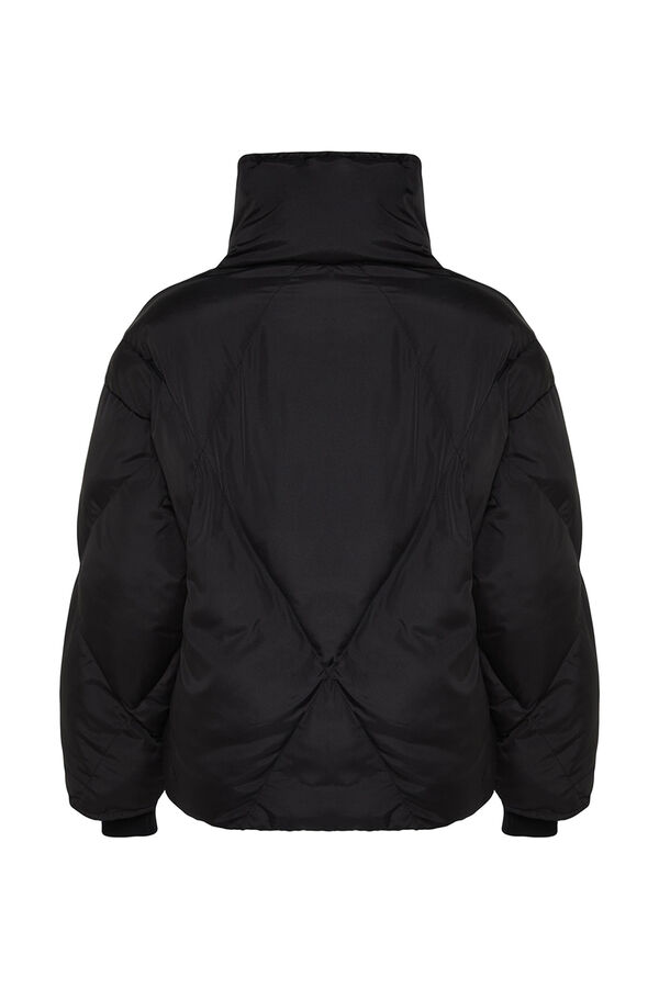 Trendyol Puffer coat with high neck black