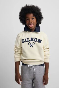 Silbon kids Sweatshirt de meio fecho-&eacute;clair