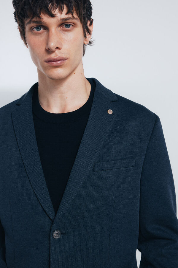 Springfield Birdseye blazer blue