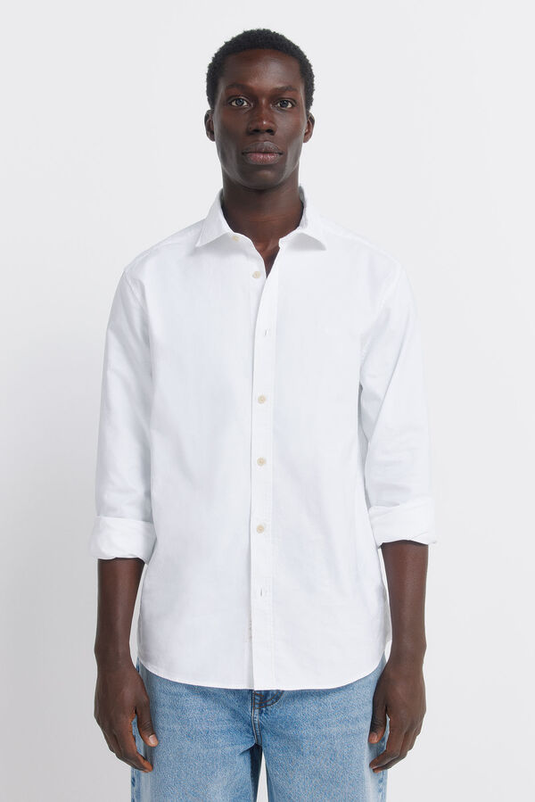 Springfield Lightweight Oxford shirt white