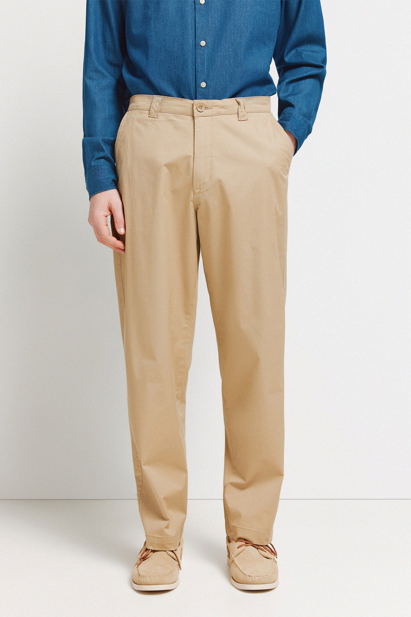 Springfield Lightweight straight fit trousers
