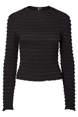 Pieces Top texture Crna