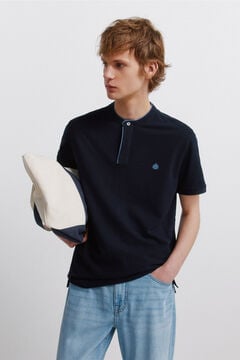 Springfield Polo de piqu&eacute; gola mao slim fit