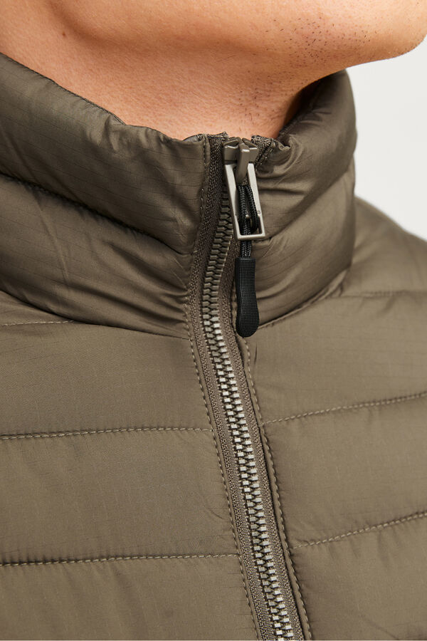 Jack & Jones Chaqueta acolchada puffer marrón
