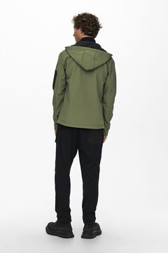 Springfield Jacket with technical fabric green